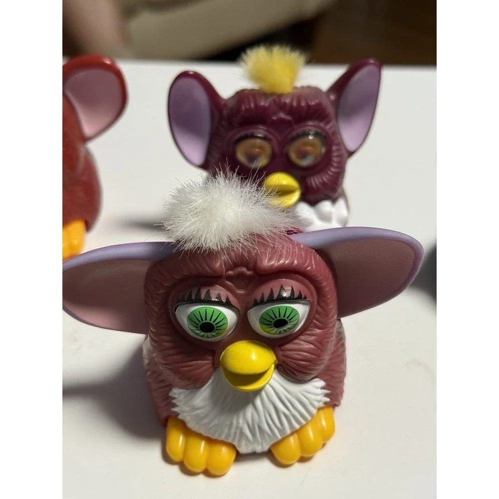 Vintage McDonalds Happy Meal Toy 1998 Tiger Electronics Furby Lot Of 5 Different